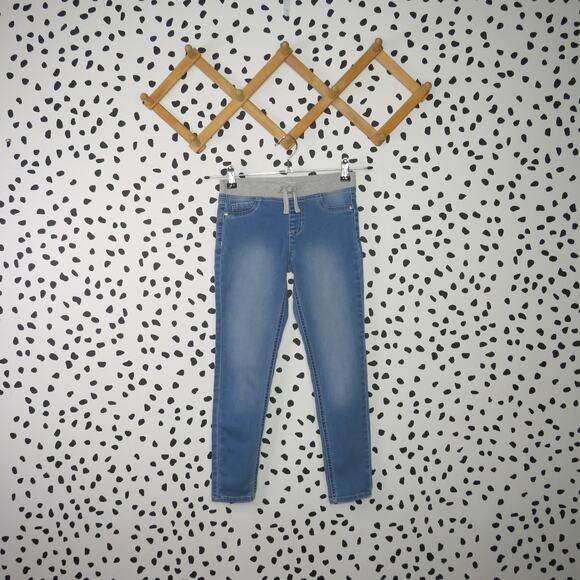 Wonder Nation Medium Wash Pull On Girls Jeggings - Picture 1 of 7